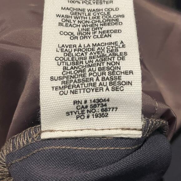 Anthropologie Avec Les Filles Stretch Pants Metallic Women's Sz 29 Taupe Brown - Picture 11 of 11